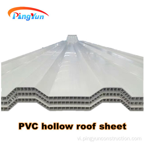 tường nhựa đầy màu sắc PVC tấm rỗng